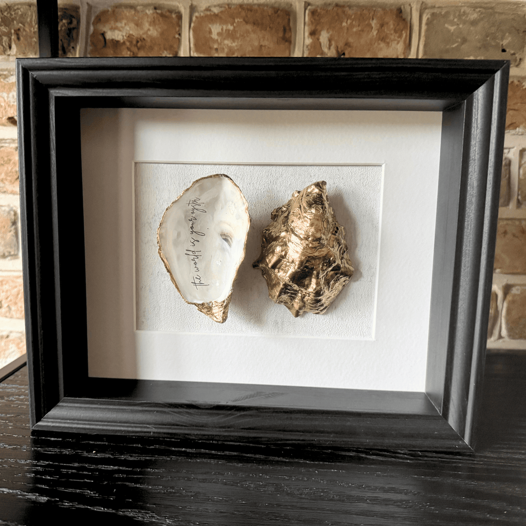 'The World is Your Golden Oyster' | 28*23cm